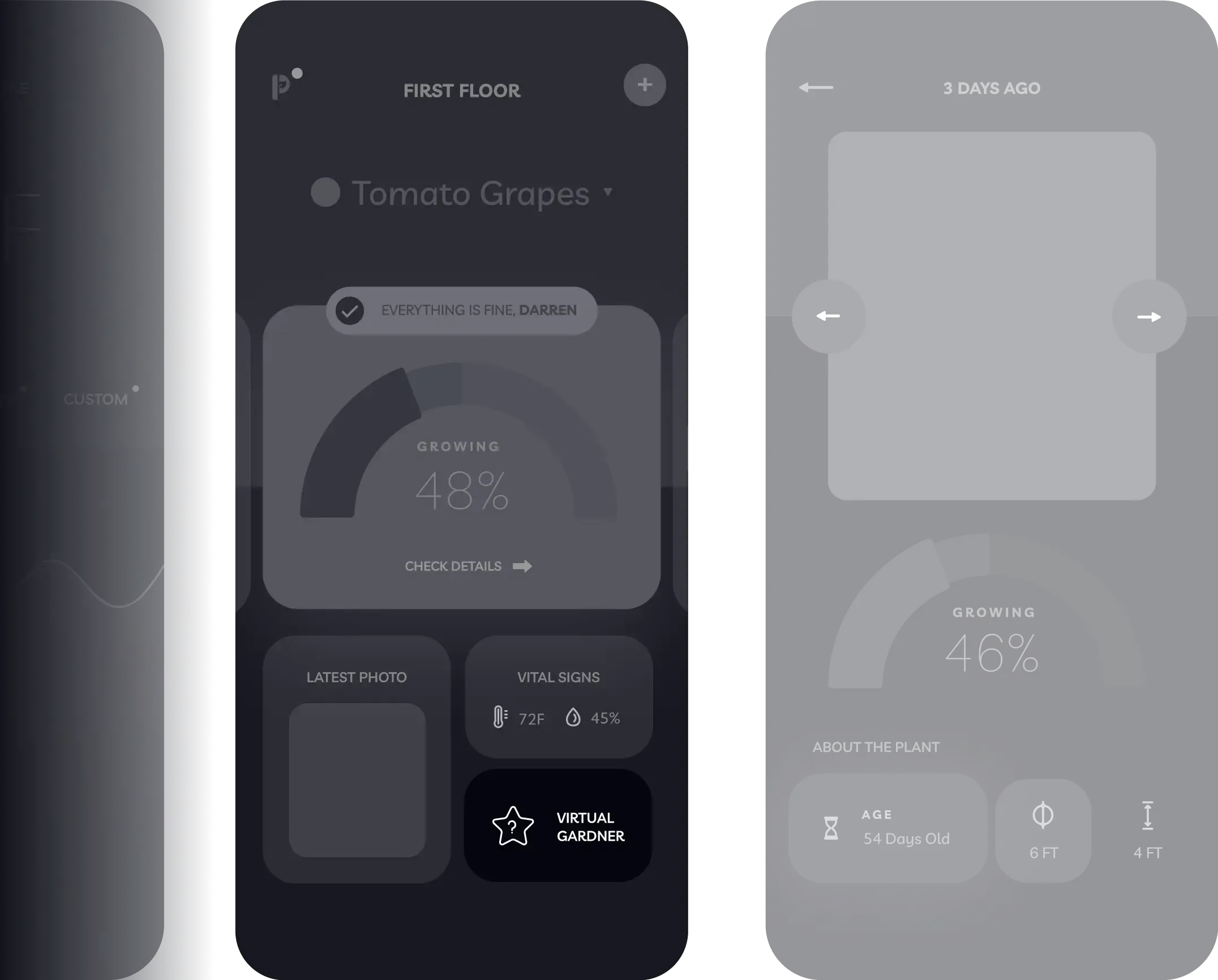 Wireframes that are solving the main challenges.