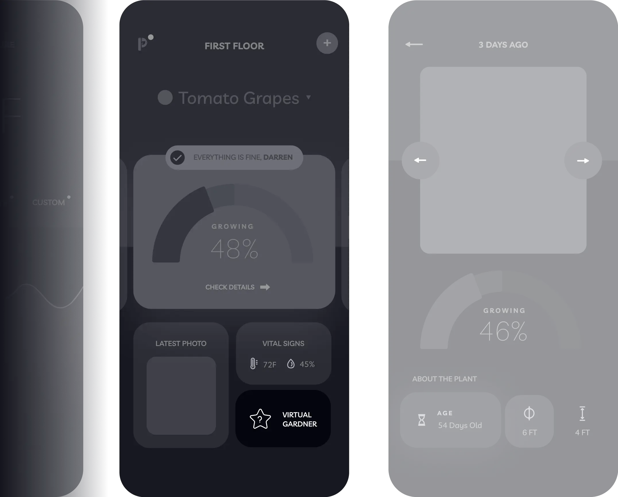 Wireframes that are solving the main challenges.